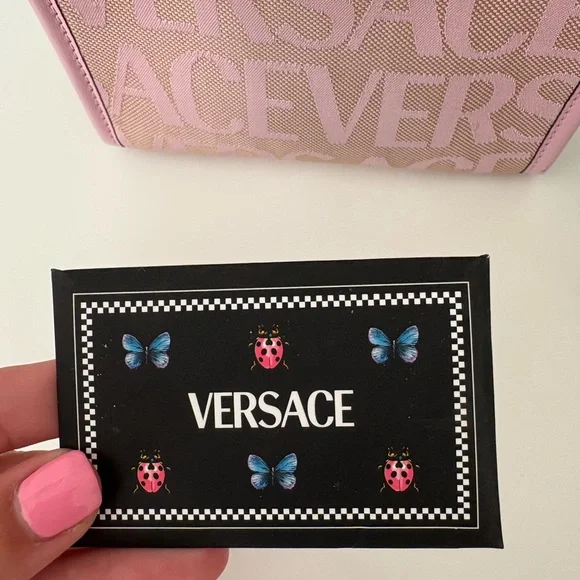 Versace Pink Mini Bag with Medusa Medallion - Picture 4 of 5